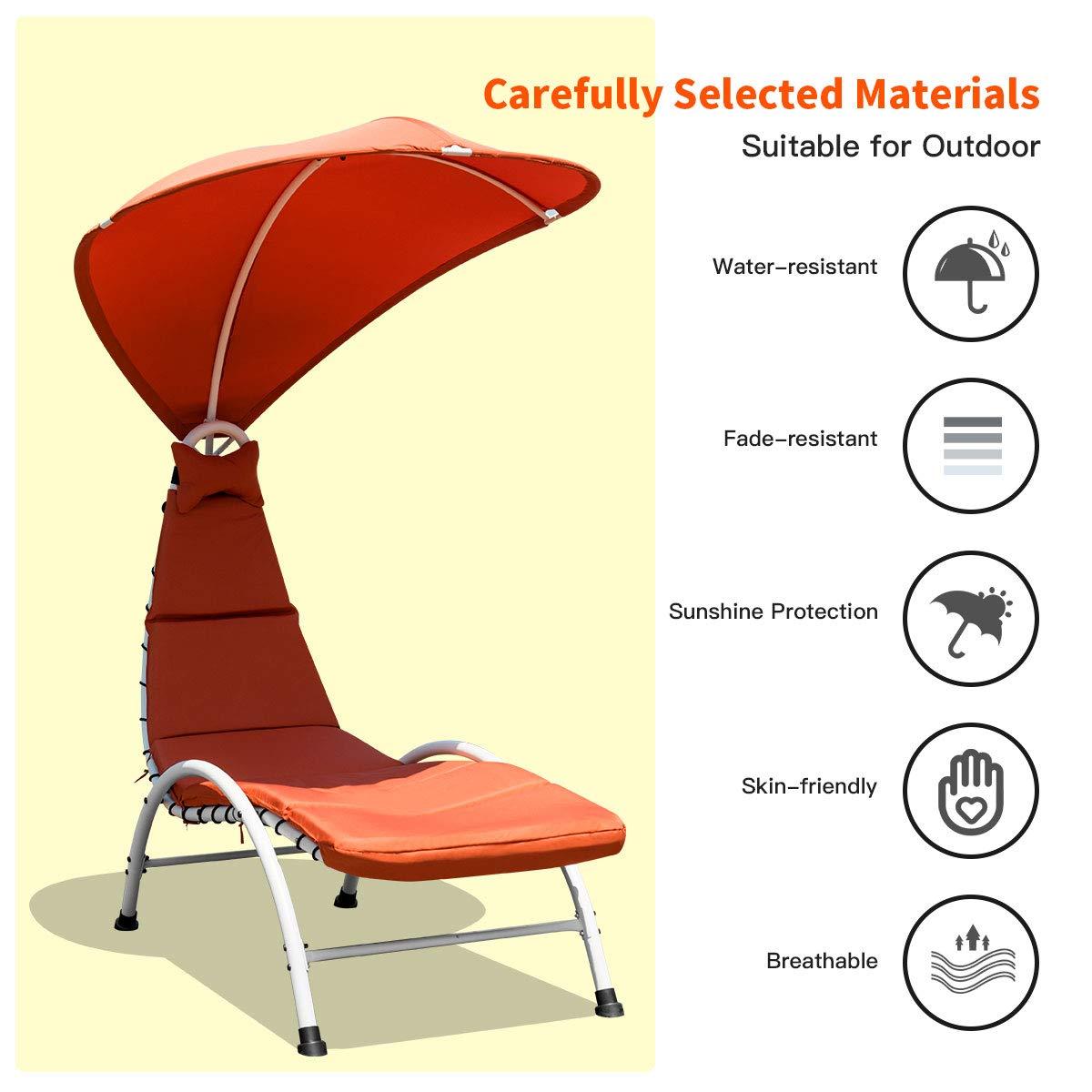 Arlmont & Co. Ganador Outdoor Metal Chaise Lounge , Cushion Included