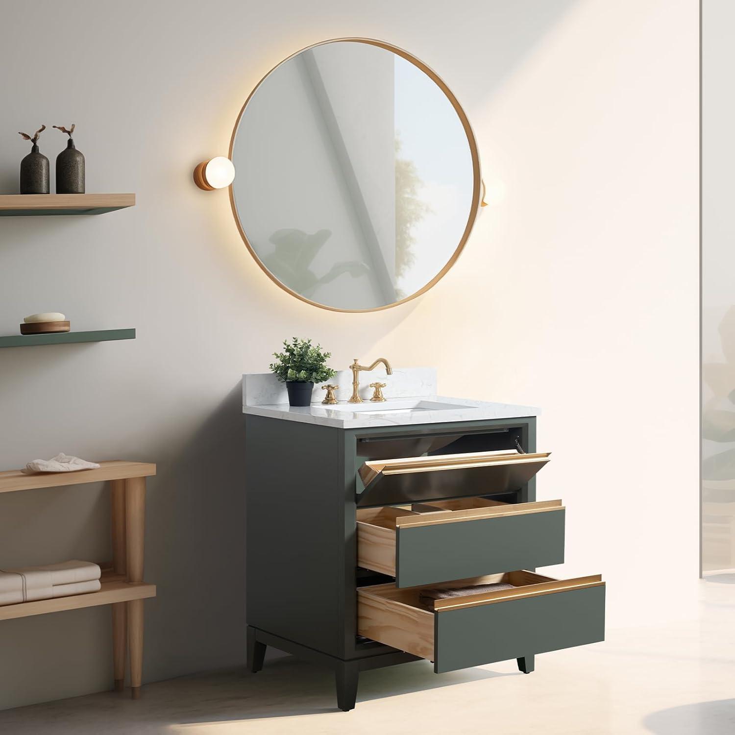 Vanity Art 72 Double Bathroom Vanity with Top