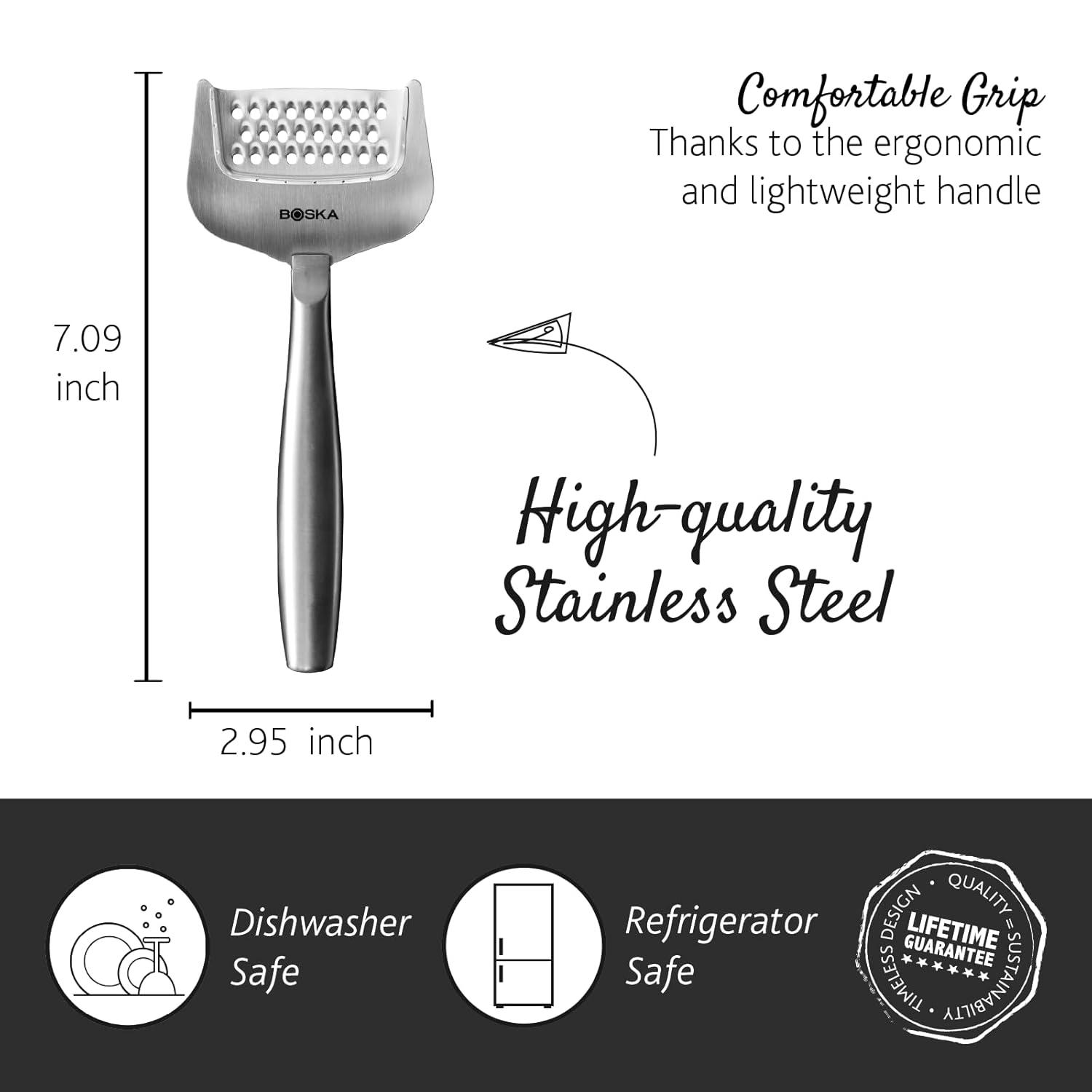 Boska Stainless Steel Ergonomic Cheese Grater