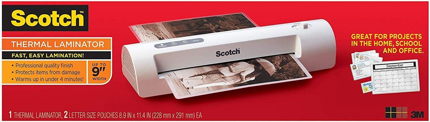 Scotch Thermal Laminator Plus 2 Letter Size Pouches (TL902)