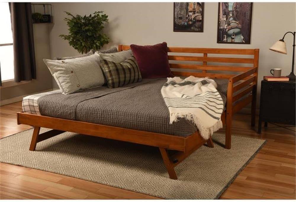 Kodiak Furniture Twin to King Size Daybed in Mahogany Wood