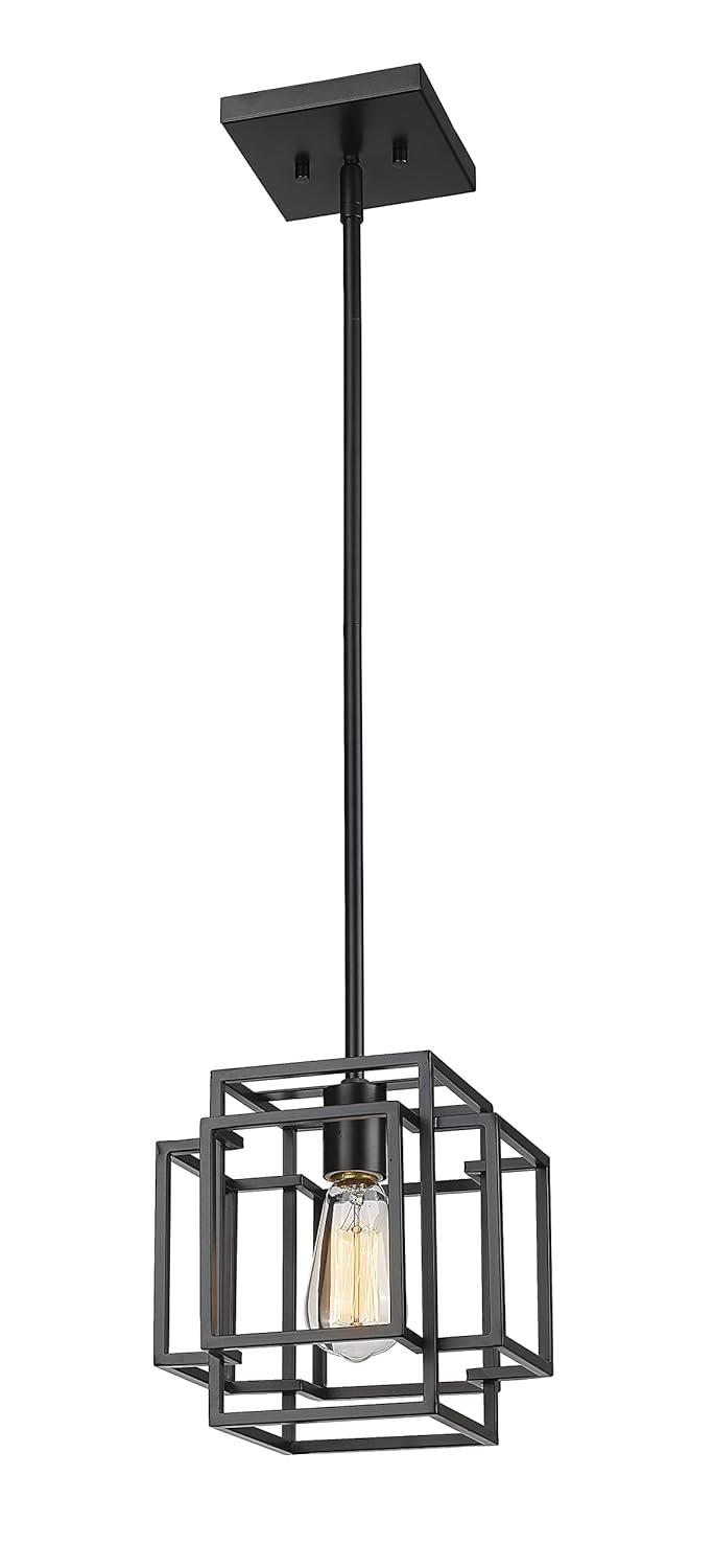 Z-Lite Titania 1 - Light Pendant in  Matte Black