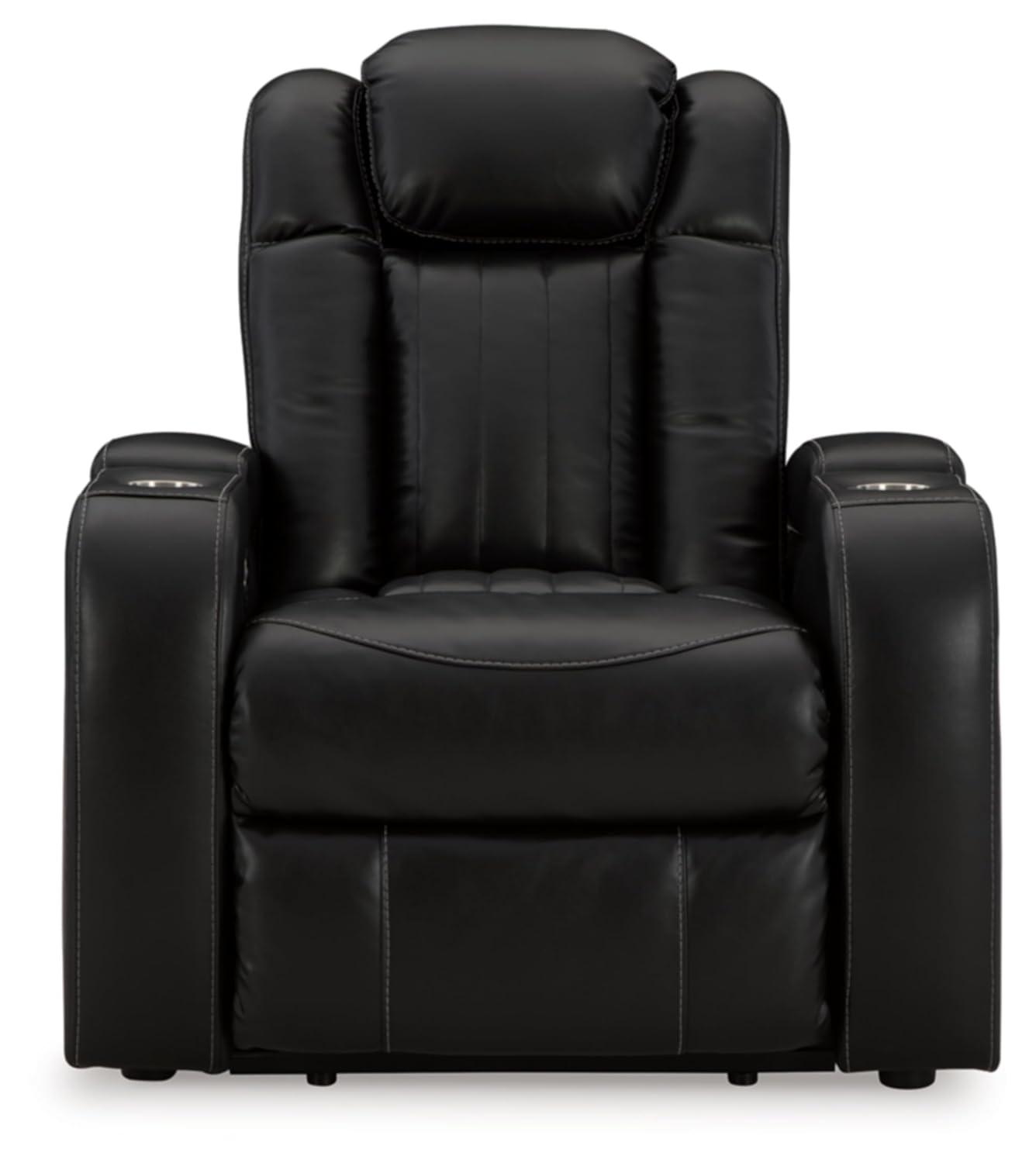 Signature Design by Ashley Caveman Den Midnight Power Recliner