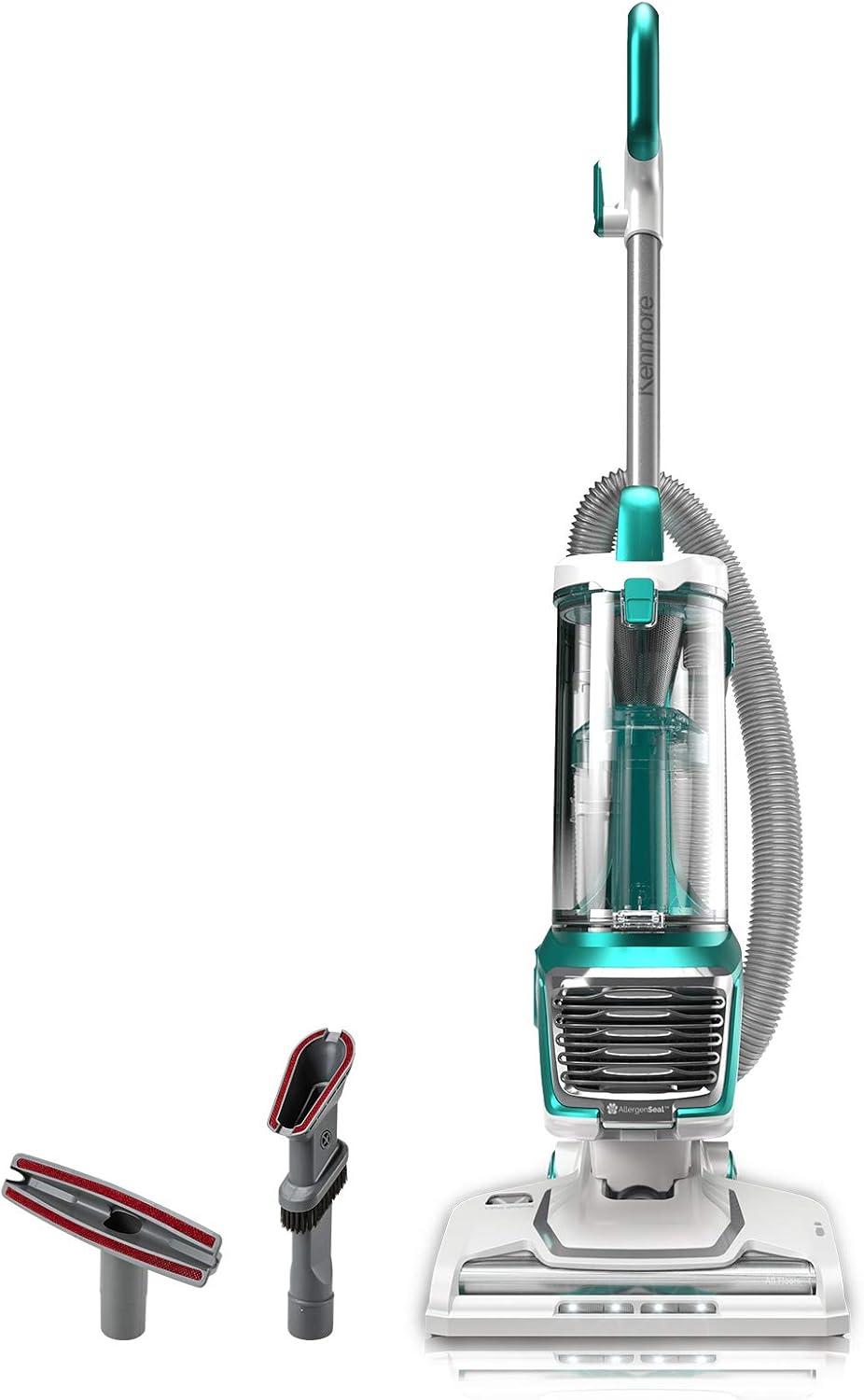 Green Bagless Upright Vacuum with HEPA Filter and 10' Hose