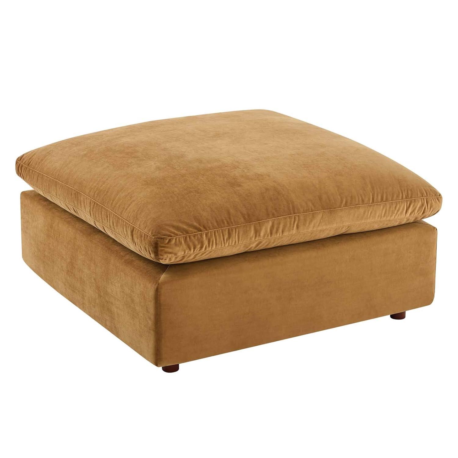 Modway Commix Down Filled Overstuffed Performance Velvet Ottoman