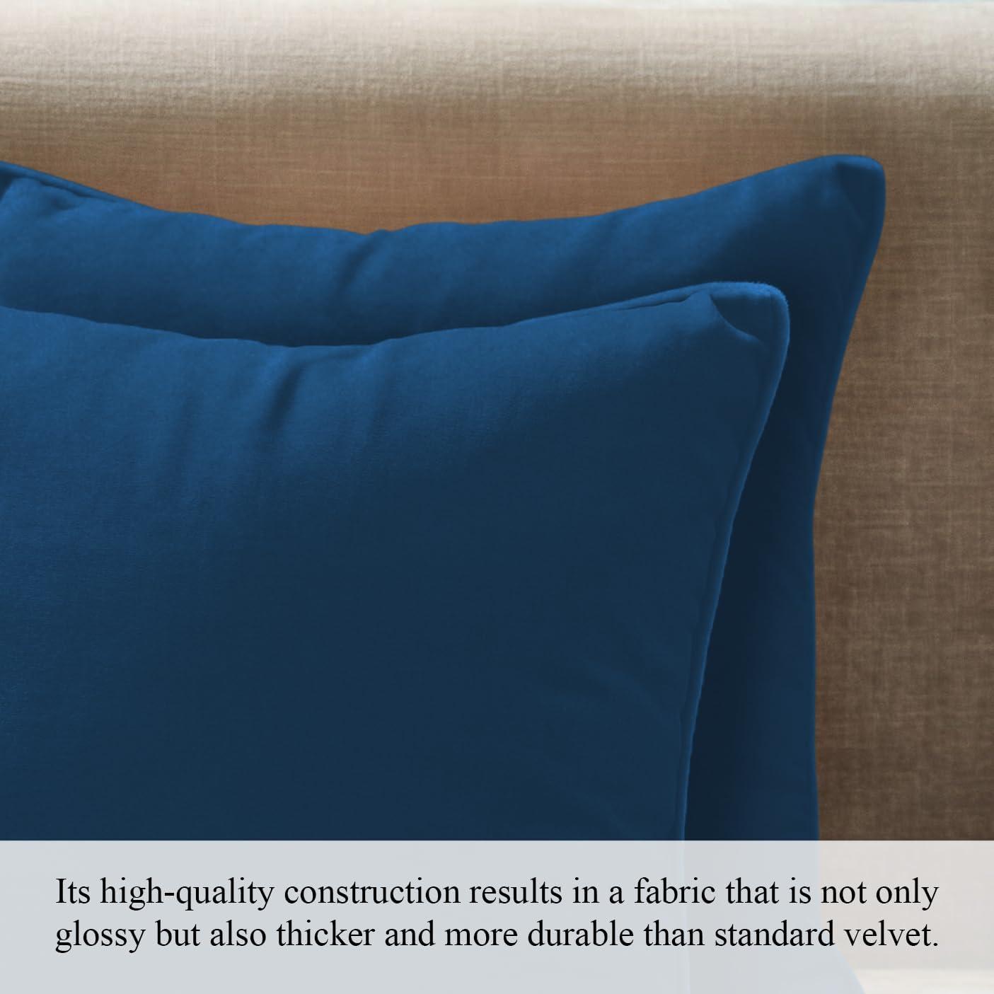 A1 Home Collections LLC Velvet Pillow Cover (Set of 2)