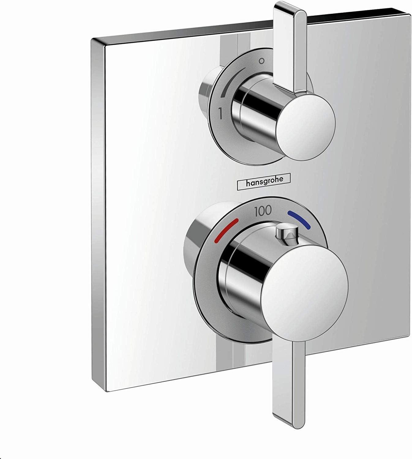 Ecostat Square Temperature Memory Thermostatic Valve Trim