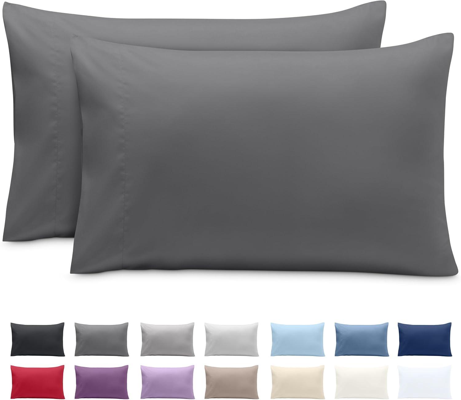 Bare Home Microfiber Pillowcase Set Envelope Closure