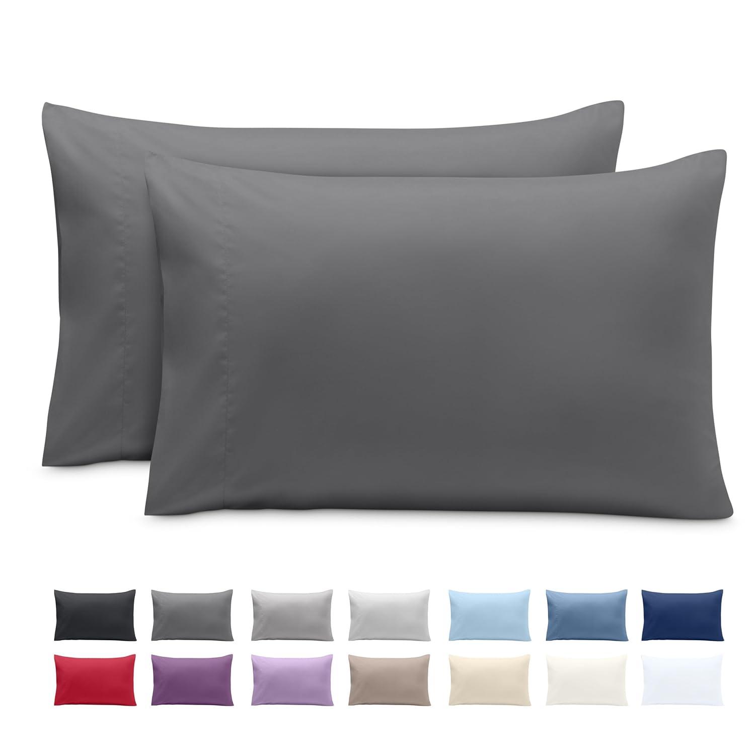 Bare Home Microfiber Pillowcase Set Envelope Closure