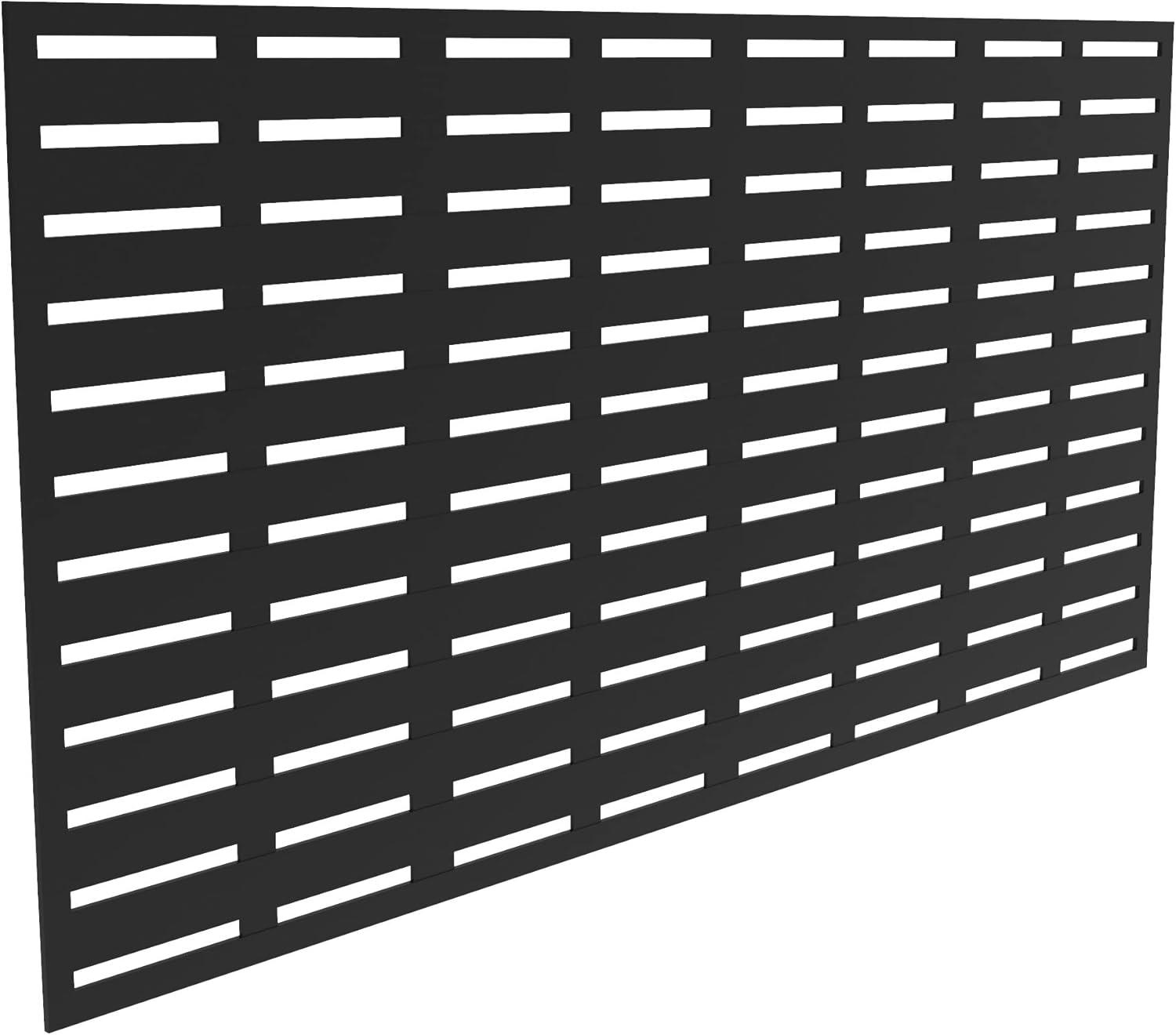 3'x6' Black Polypropylene Decorative Screen Panel