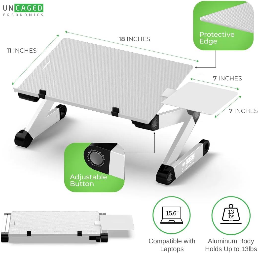 WorkEZ Adjustable Keyboard Stand for Desktop Computer Keyboard Riser for desk Keyboard and Mouse Riser for Standing Adjustable Keyboard and Mouse Stand aluminum ergonomic keyboard tray keyboard shelf