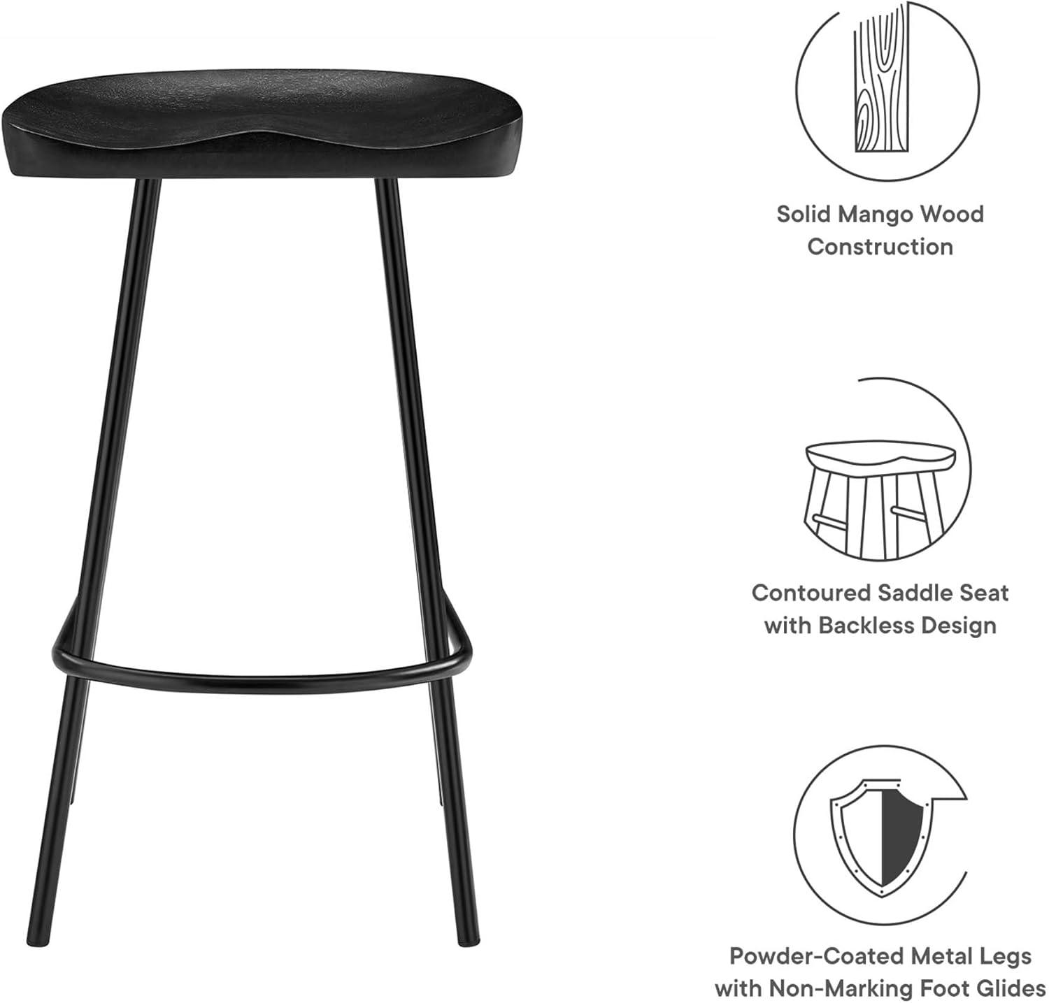 Modway Concord Solid Wood Stool