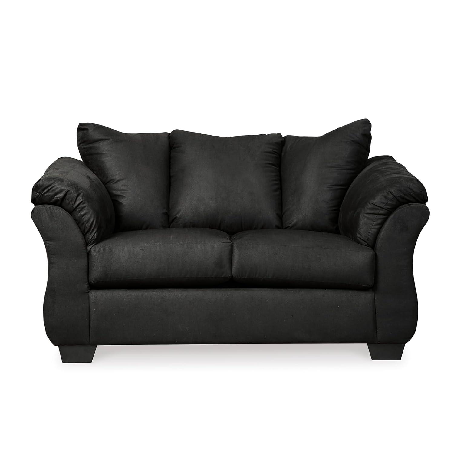 Signature Design by Ashley Darcy Loveseat in Black