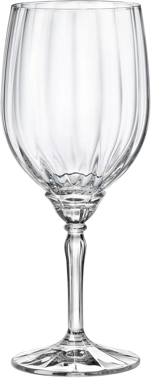 Florian 18oz. Red Wine Glass Set (Set of 4)