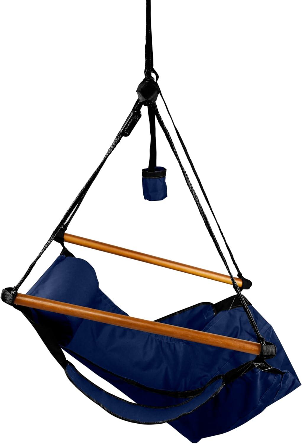 KingsPond 10001-KP Hammaka Hammocks Original Hanging Air Chair In Midnight Blue