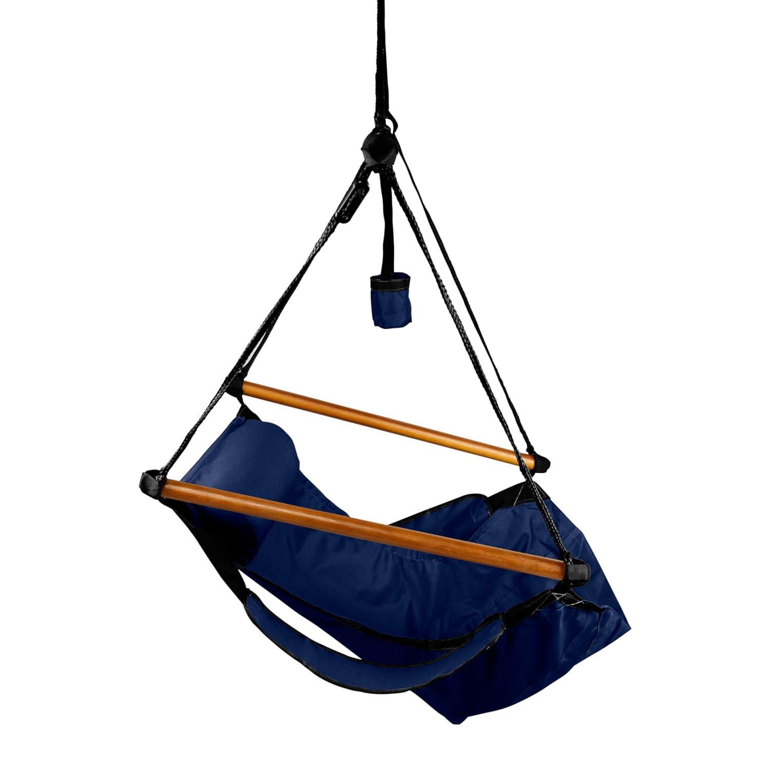 KingsPond 10001-KP Hammaka Hammocks Original Hanging Air Chair In Midnight Blue
