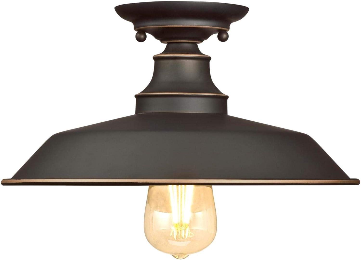 Westinghouse Lighting 6370300 12 in. 1 Light Semi-Flush with Highlights - Oil Rubbed Bronze