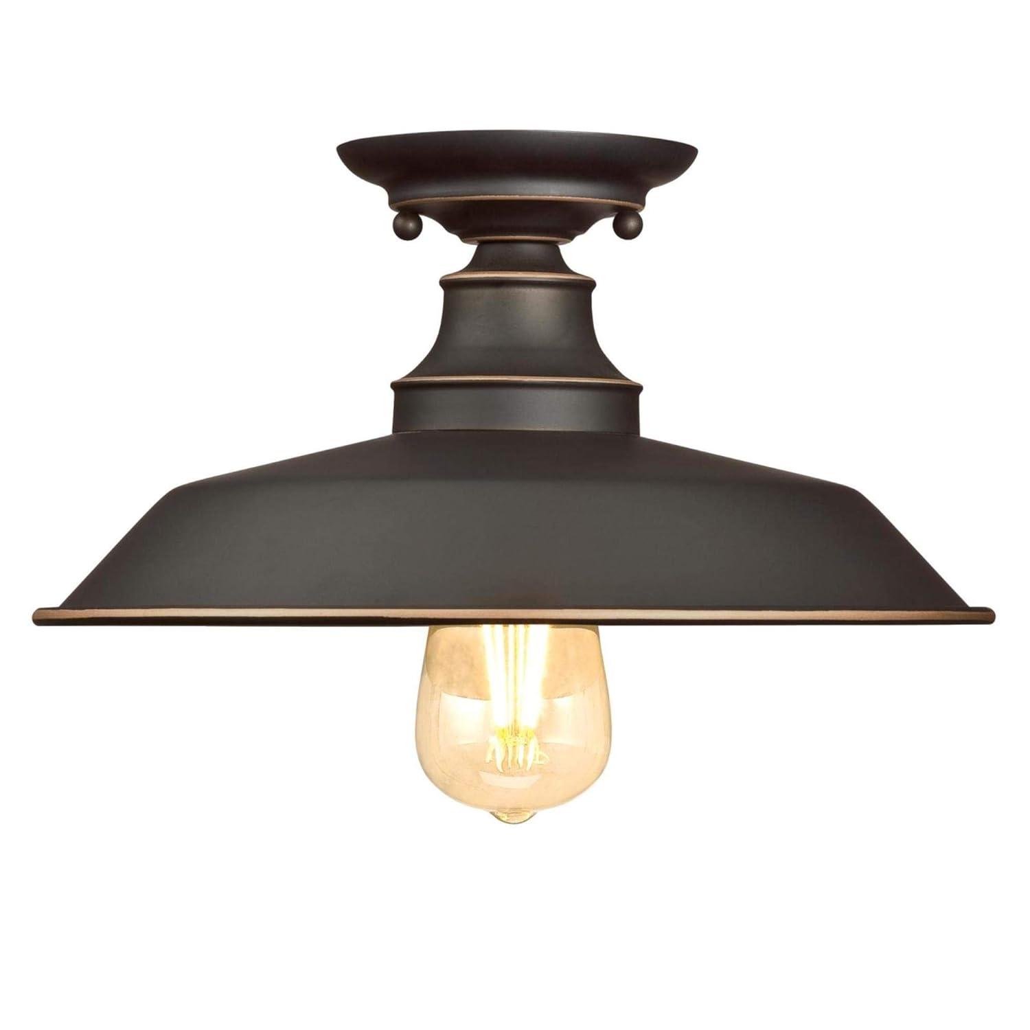 Westinghouse Lighting 6370300 12 in. 1 Light Semi-Flush with Highlights - Oil Rubbed Bronze