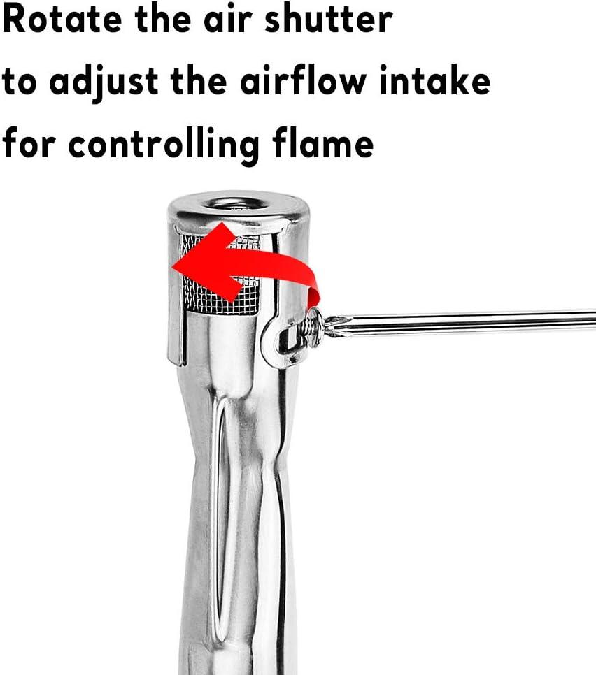 Uniflasy 69785 18 Inch Grill Burner for Weber Spirit I & II 200 Series Spirit E-210 E-220 Spirit S-210, S-220 Gas Grills with Up Front Control Tube Pipe 304 Stainless Steel