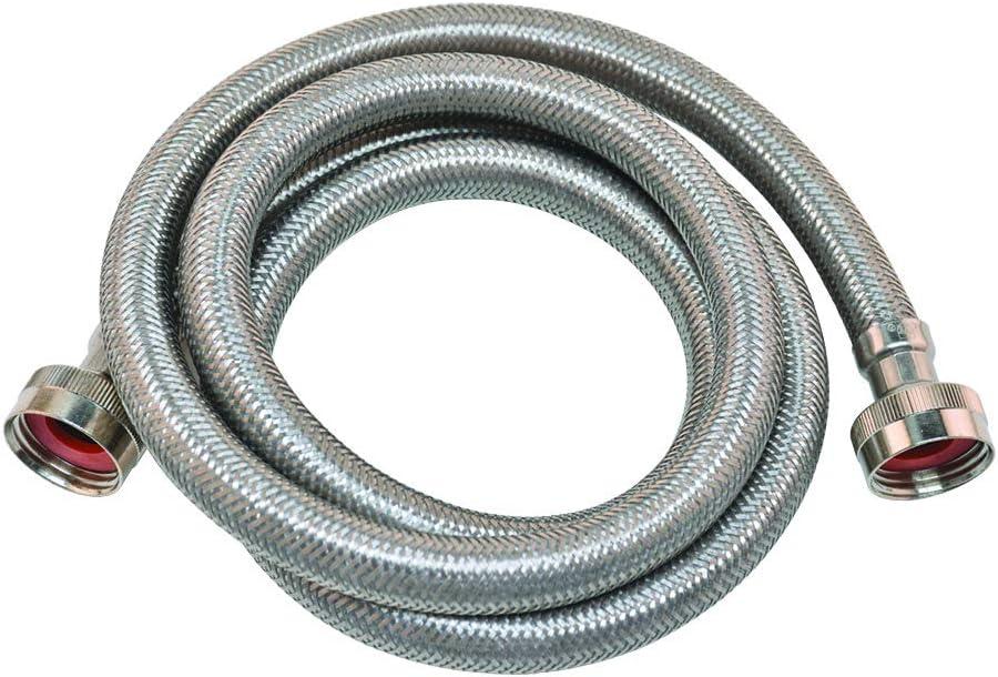 10-Foot Braided Stainless Steel Washing Machine Hose