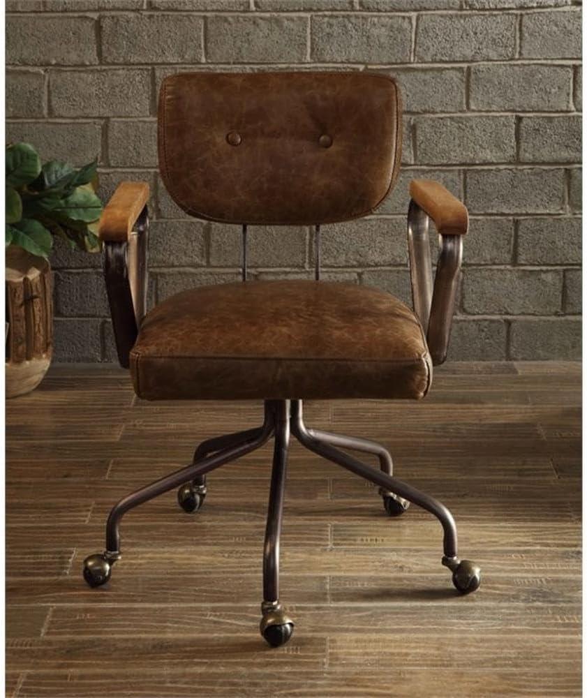 Hallie Genuine Leather Office Chair