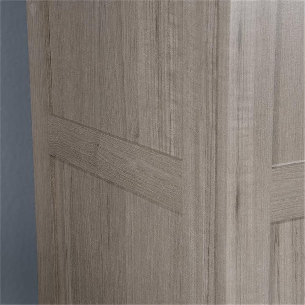 Sauder Select Engineered Wood Storage Cabinet in Silver Sycamore/Gray