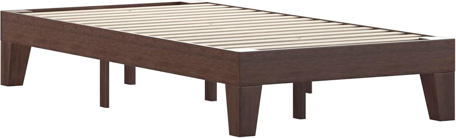 Flash Furniture Evelyn Solid Wood Platform Bed with Wooden Support Slats, No Box Spring Required