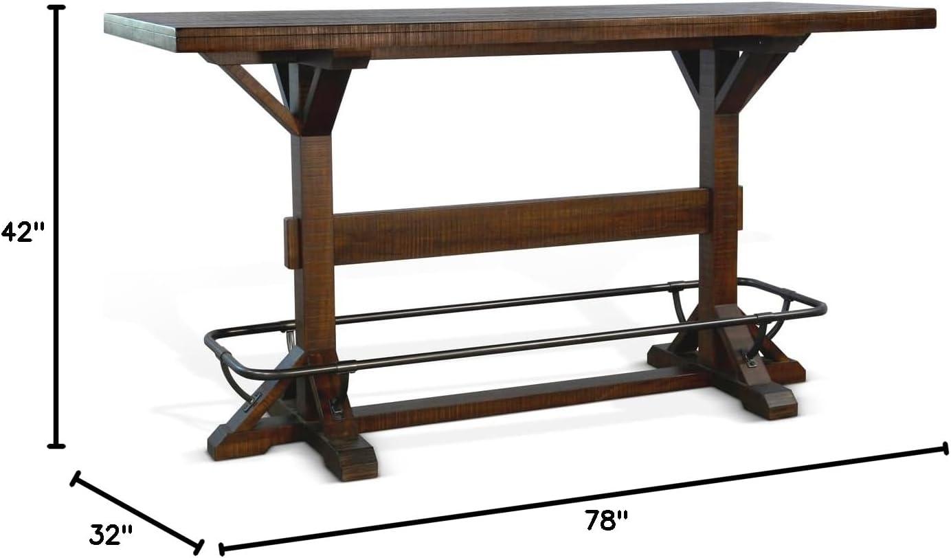 Sunny Designs Homestead Solid Wood Pub Table