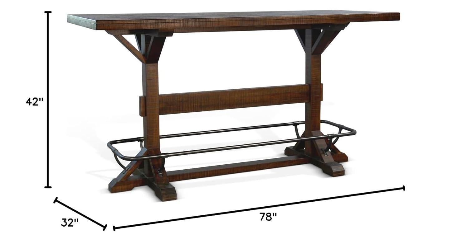 Sunny Designs Homestead Solid Wood Pub Table