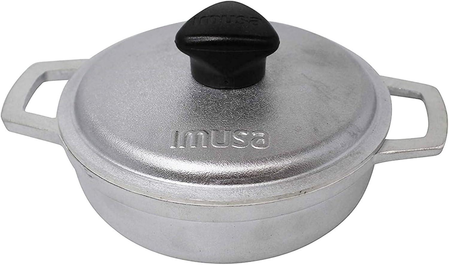 IMUSA 0.5qt Cast Aluminum Mini Caldero 4pc Set