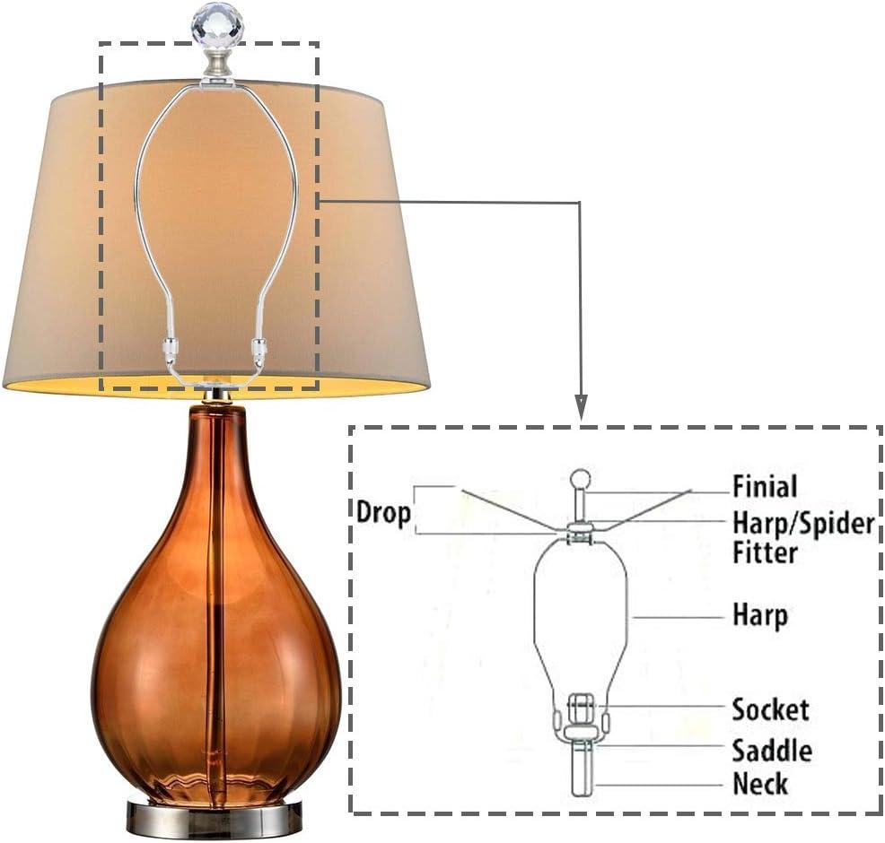 Eeristq 2pcs Lamp Shade Lamp Finial Caps Knob Lamp Decoration for Table Lamp Floor Light