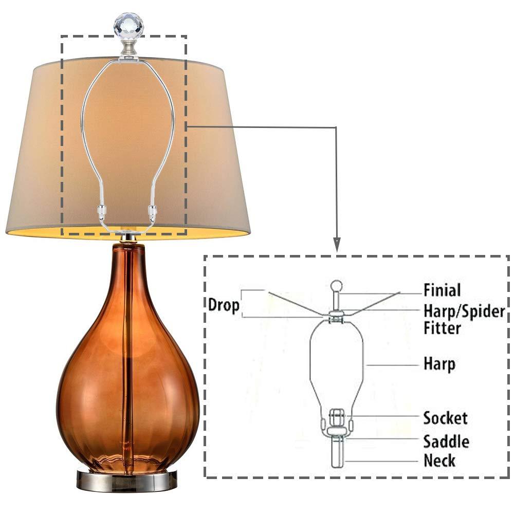 Eeristq 2pcs Lamp Shade Lamp Finial Caps Knob Lamp Decoration for Table Lamp Floor Light