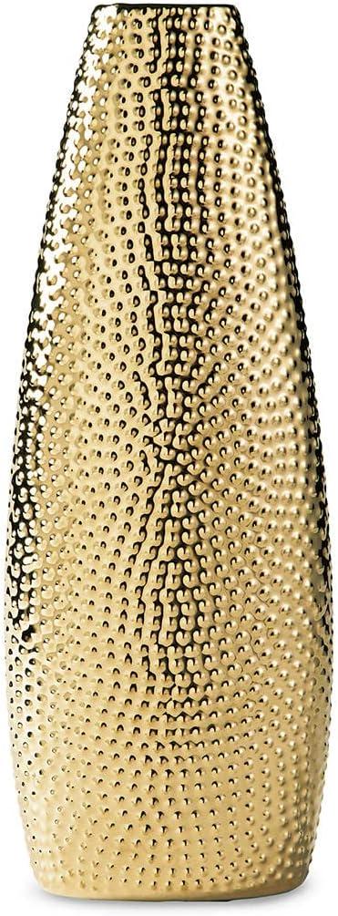 Signature Design by Ashley Contemporary Efim Vase  Gold Finish