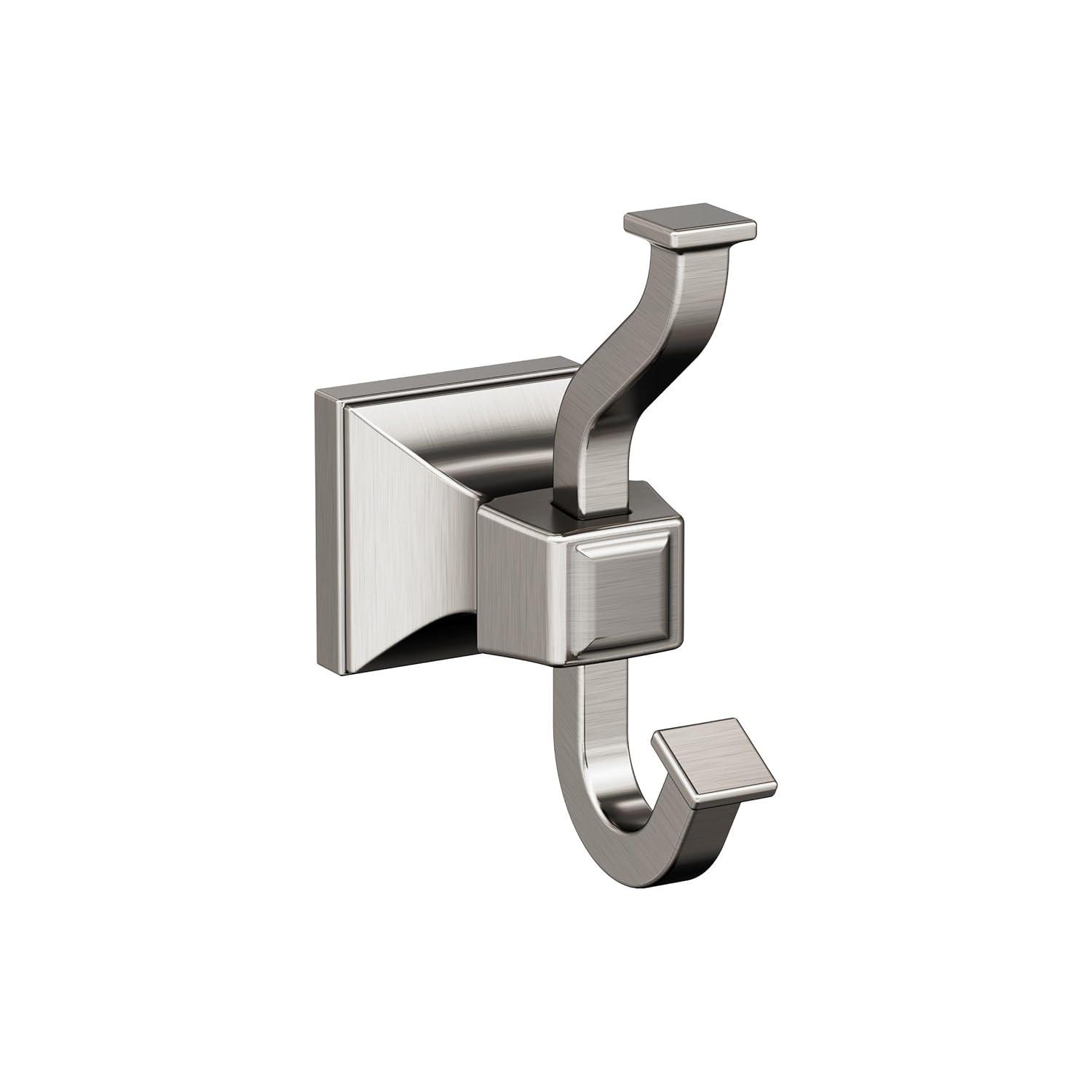 Amerock Mulholland Brushed Nickel Single Prong Robe Hook