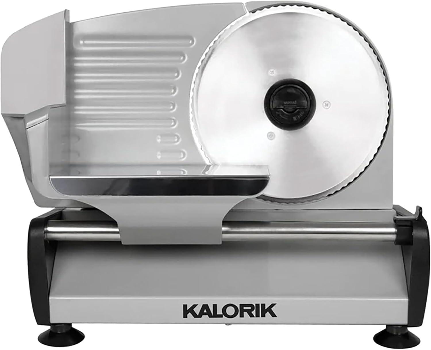 Kalorik Silver 200W Professional Food Slicer with Blade Guard