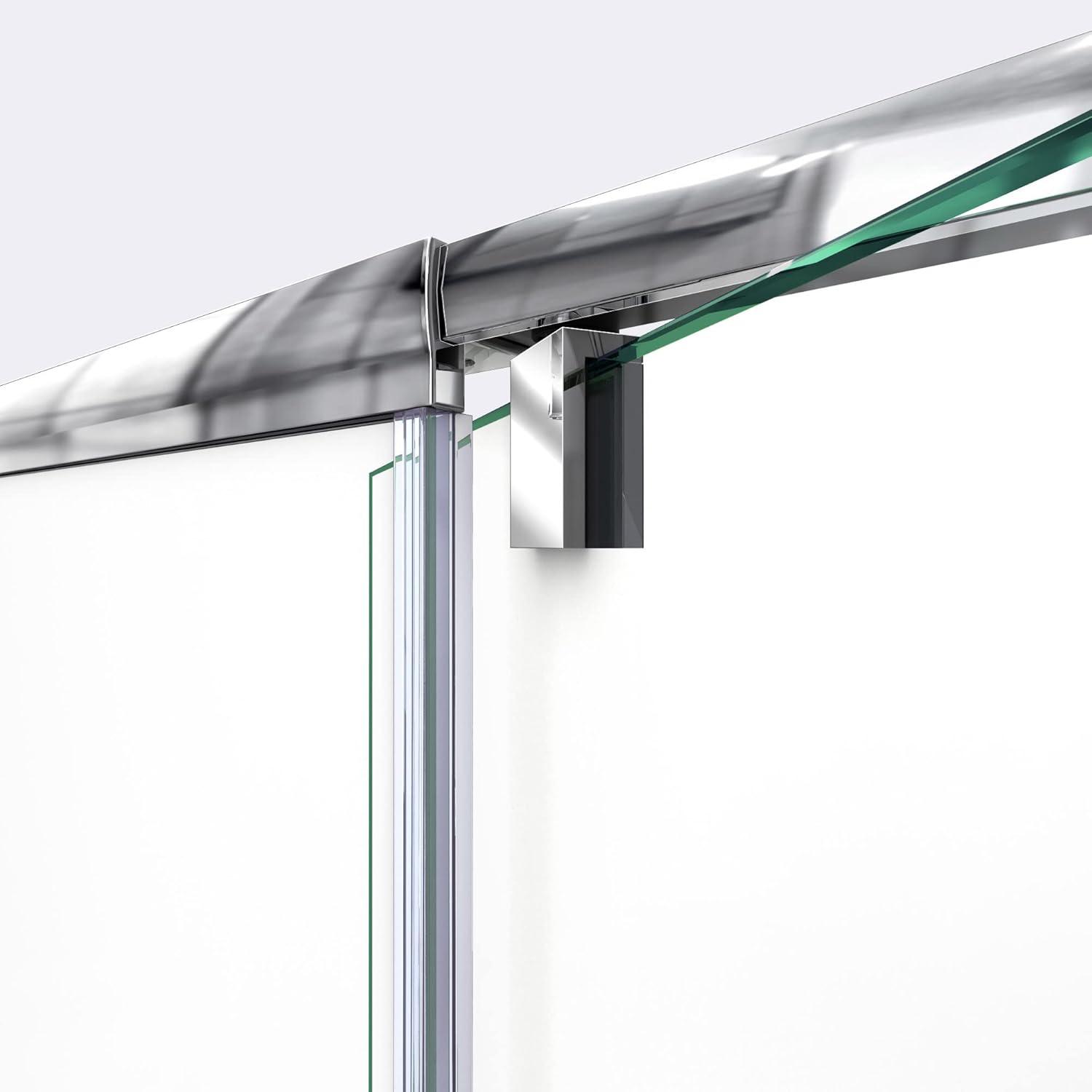 Flex 44" W x 72" H Pivot Semi-Frameless Shower Door