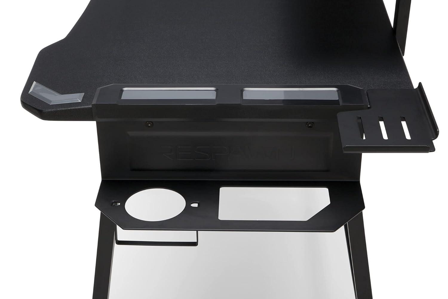 RESPAWN 1010 Gaming Computer Desk, in Gray (RSP-1010-GRY)