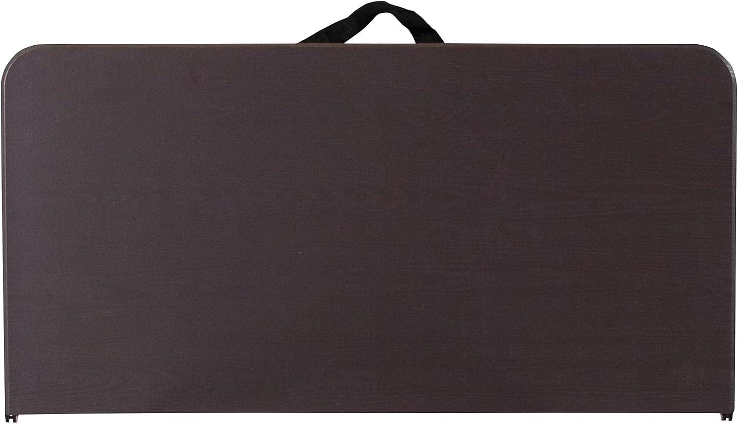 Noah 2.83' Square Plastic Folding Event Table with Carrying Handle by Flash Furniture