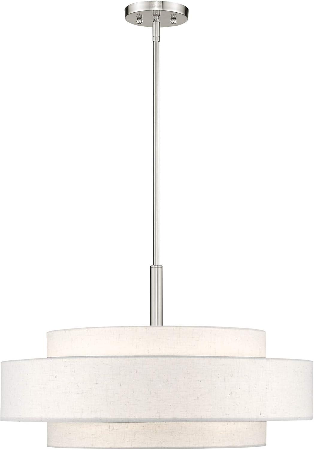 Livex Lighting Monroe 5 - Light Pendant in  Brushed Nickel