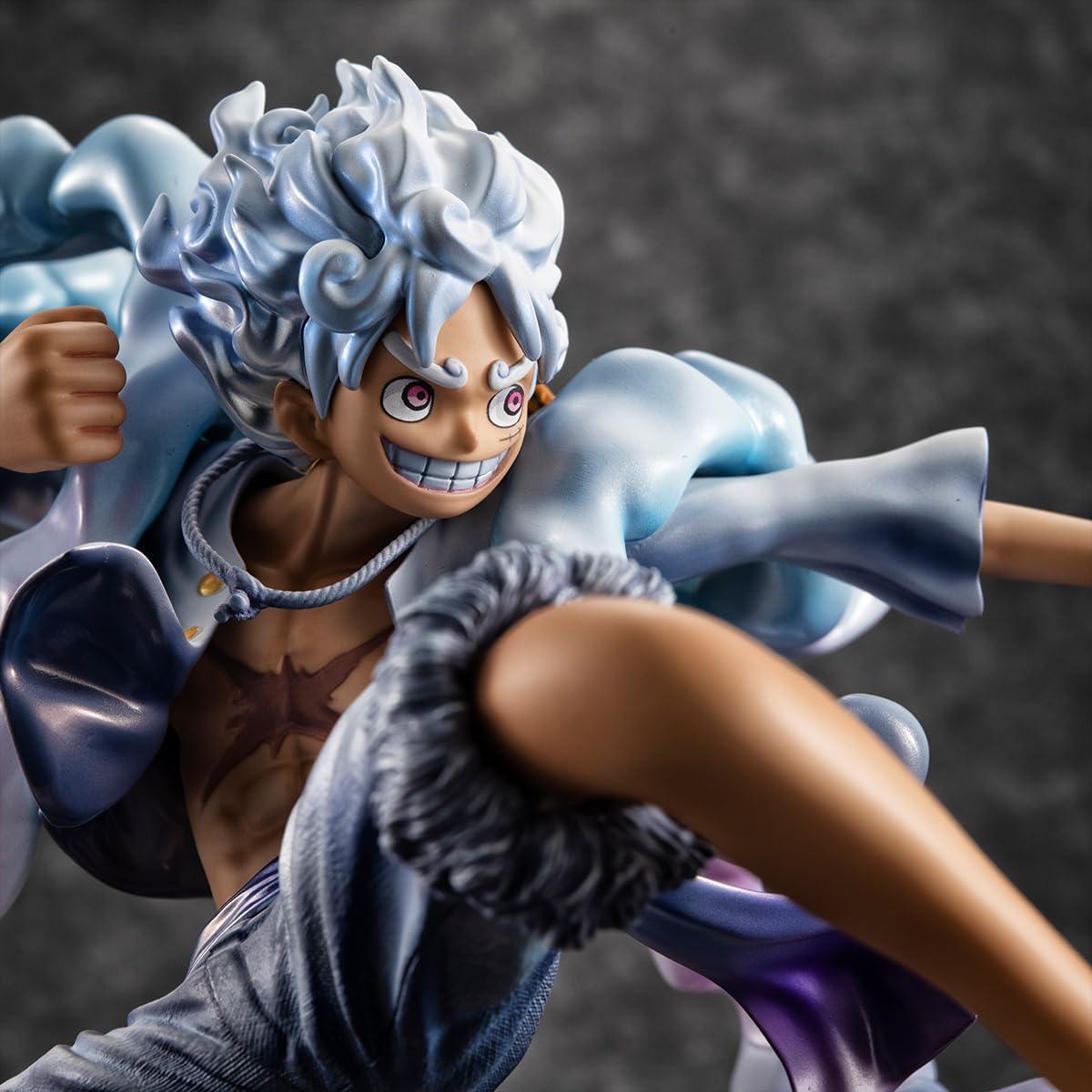 MegaHouse One Piece: Monkey D. Luffy Gear Five Wa-Maximum Portrait of Pirates (P.O.P.) PVC Figure