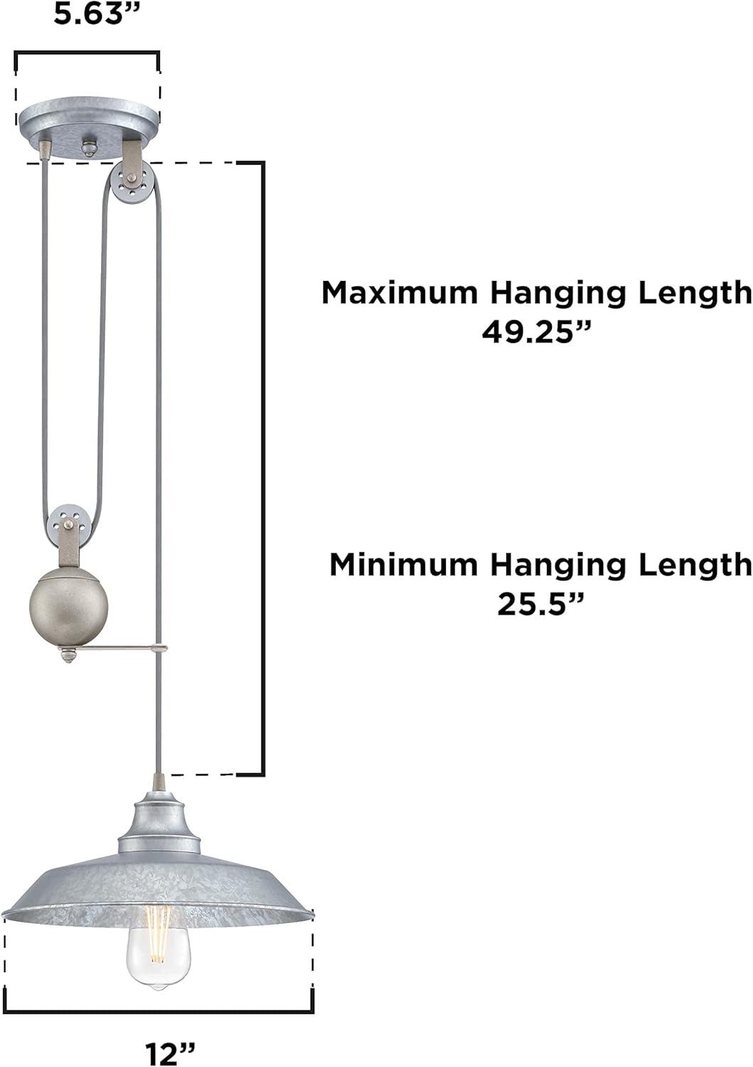 Iron Hill 1 - Light Single Pendant