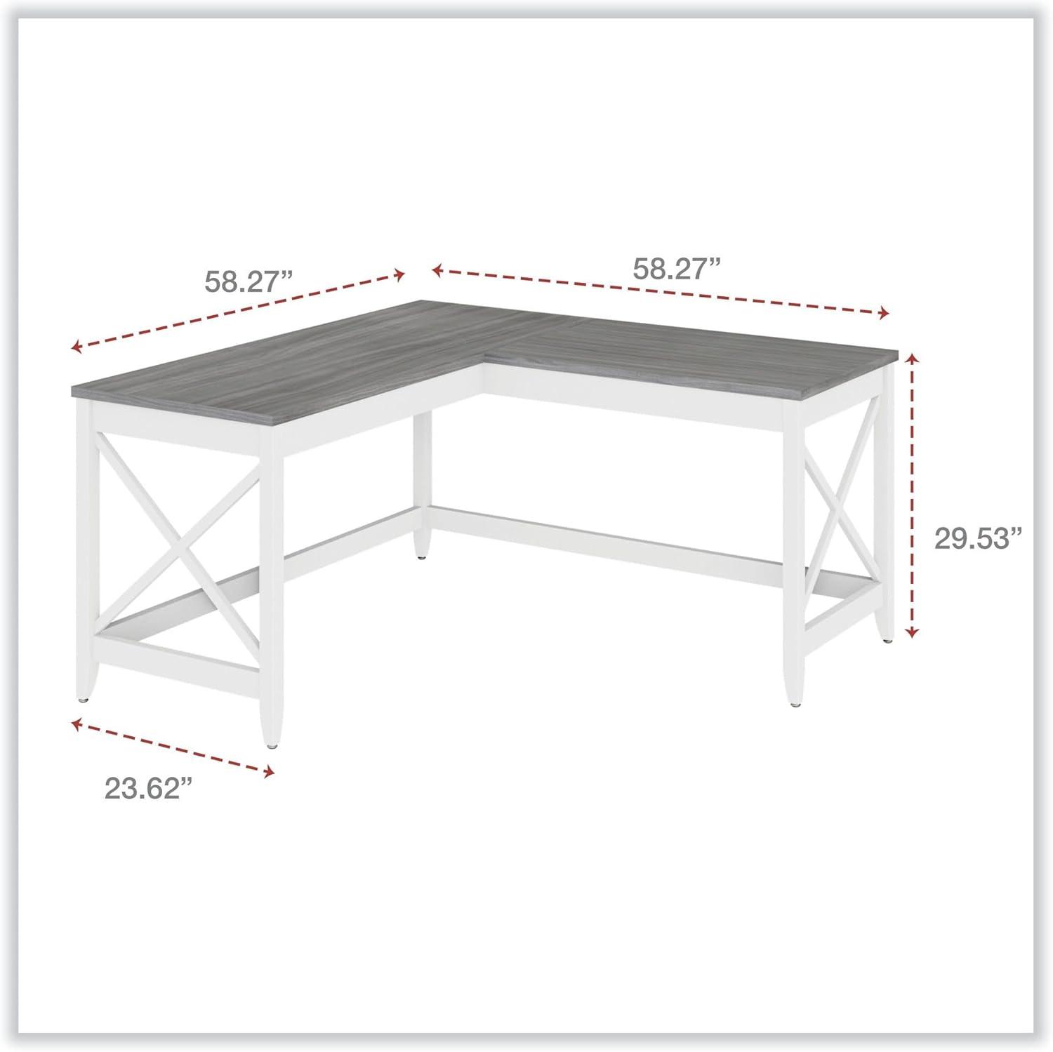 Workspace by Alera® L-Shaped Writing Desk