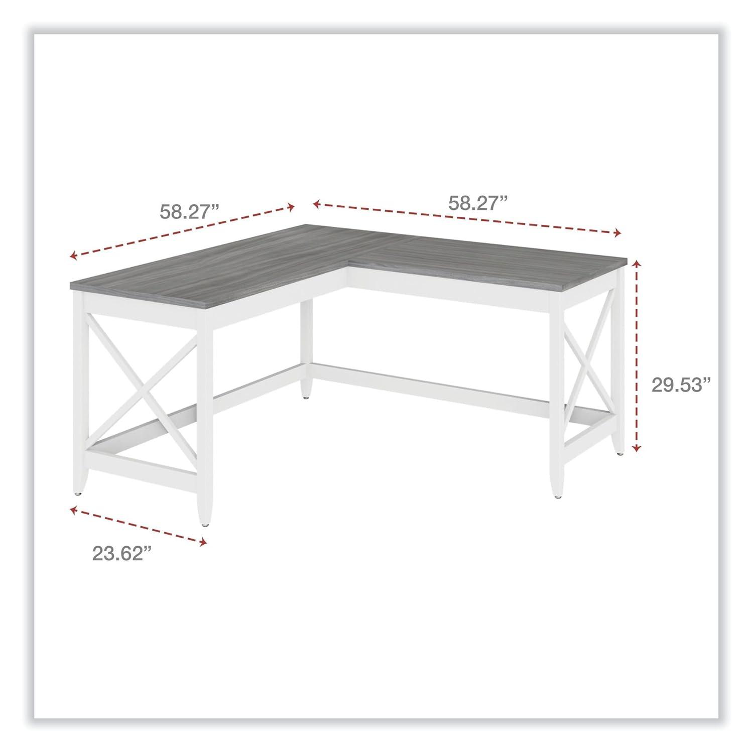 Workspace by Alera® L-Shaped Writing Desk