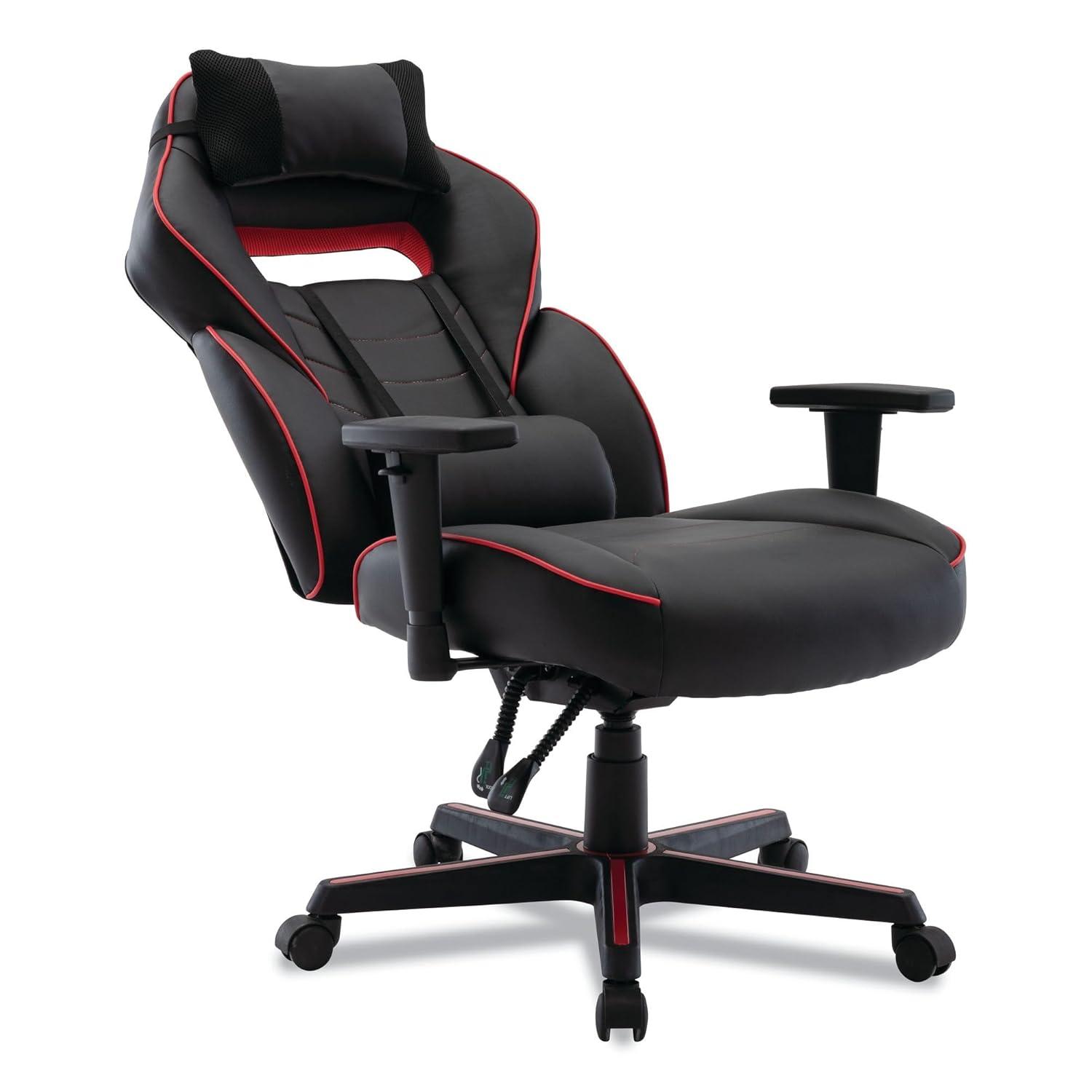 Inbox Zero Inbox Zero Adjustable Reclining Ergonomic Faux Leather Swiveling PC & Racing Game Chair
