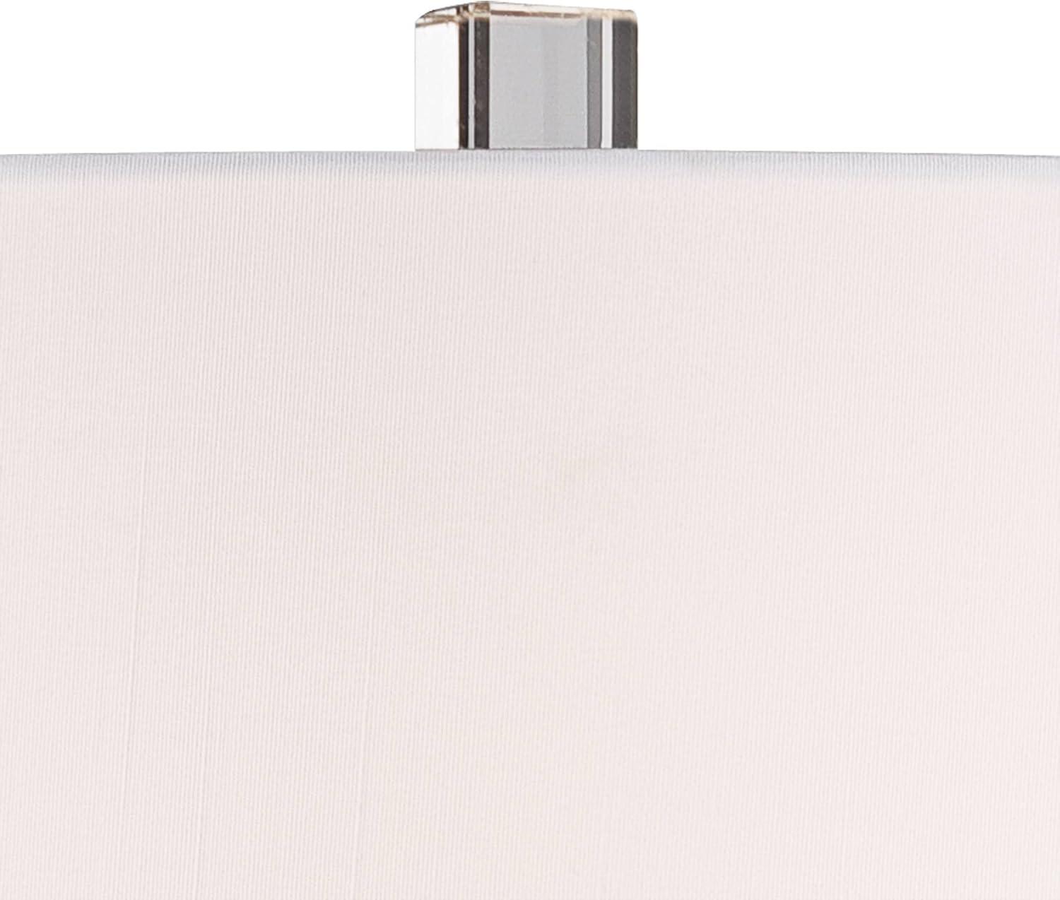 Barnes and Ivy Iris Asian Table Lamp 28" Tall Porcelain Blue Floral Jar Geneva White Drum Shade for Bedroom Living Room Bedside Nightstand Office Kids