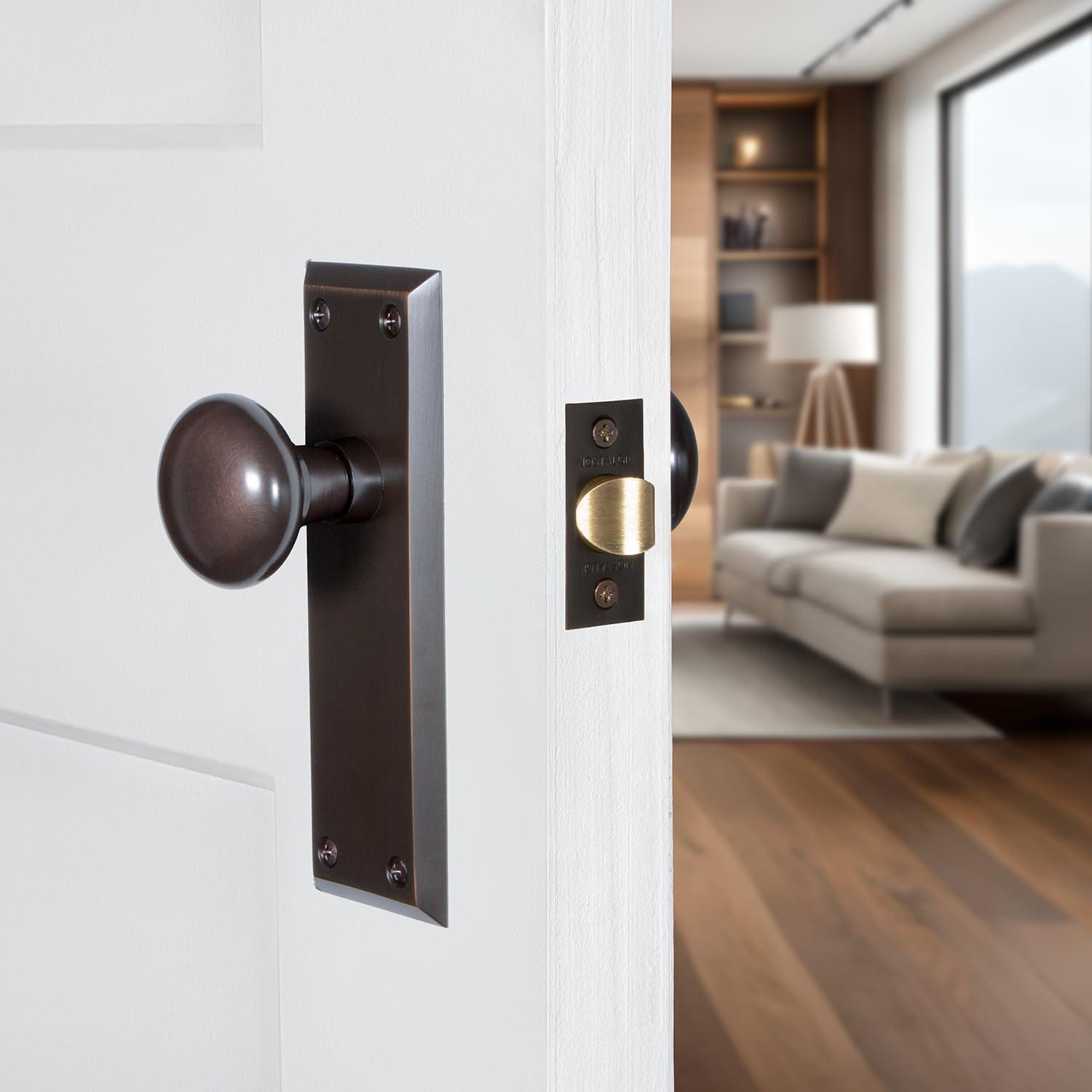 New York Plate with New York Door Knob