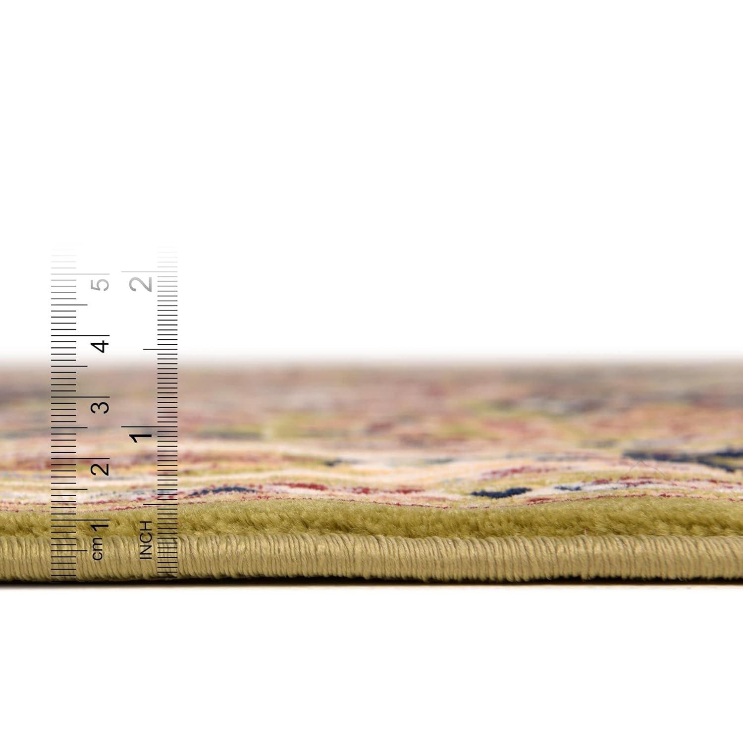 Unique Loom Narenj Collection Area Rug - Adams (3' 1" x 5' 1" Rectangle Green/Beige)