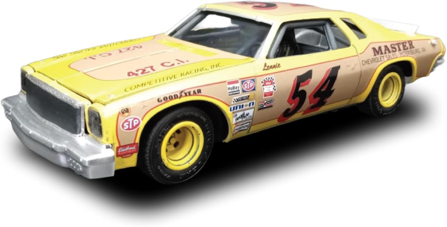 Skill 2 Model Kit 1974 Chevrolet Malibu Stock Car #54 Lennie Pond 1/25 Scale Model by AMT