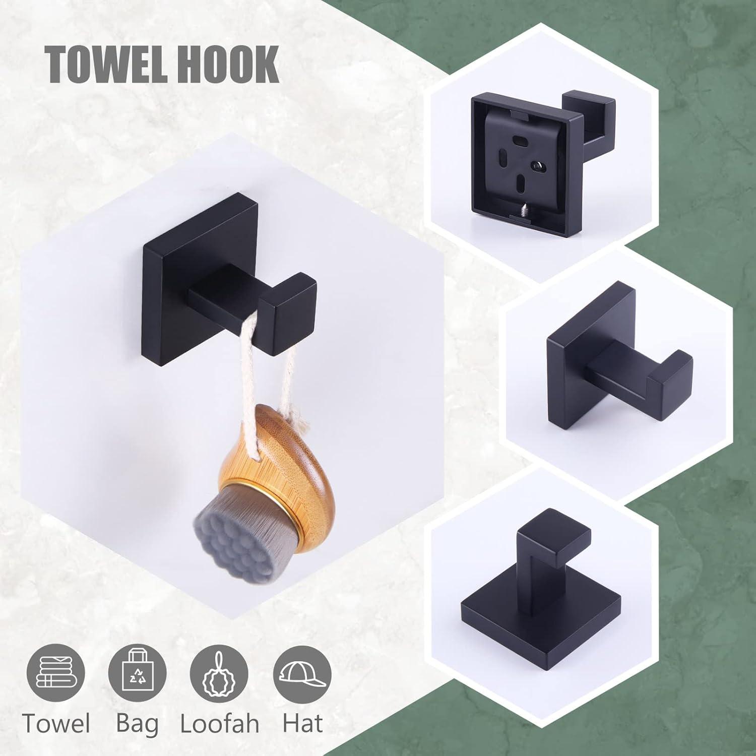 4 - Piece Bathroom Hardware Set