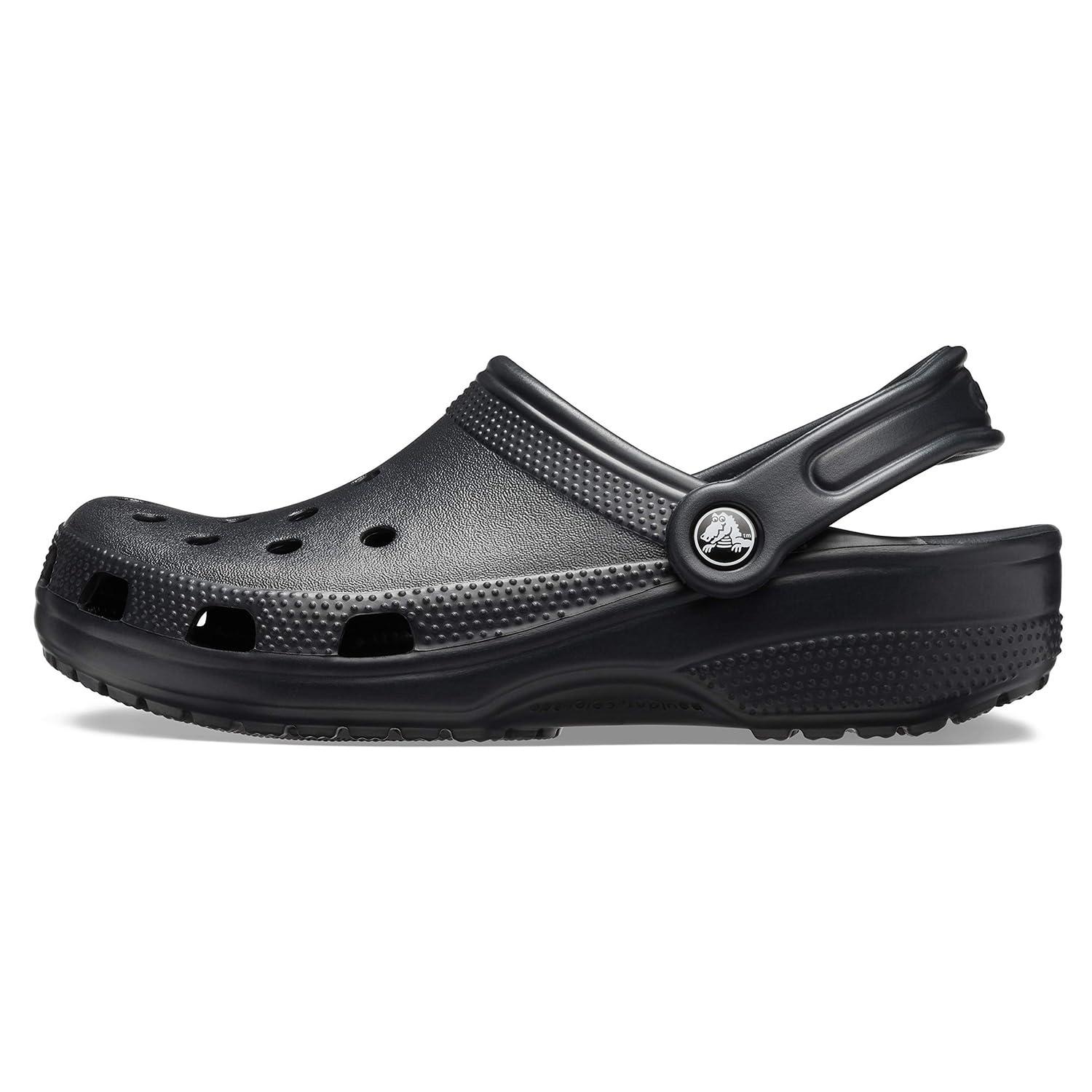 Men's 12 Black Aerated Slip Resistant Clogs